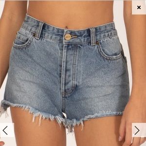 Amuse society denim shorts